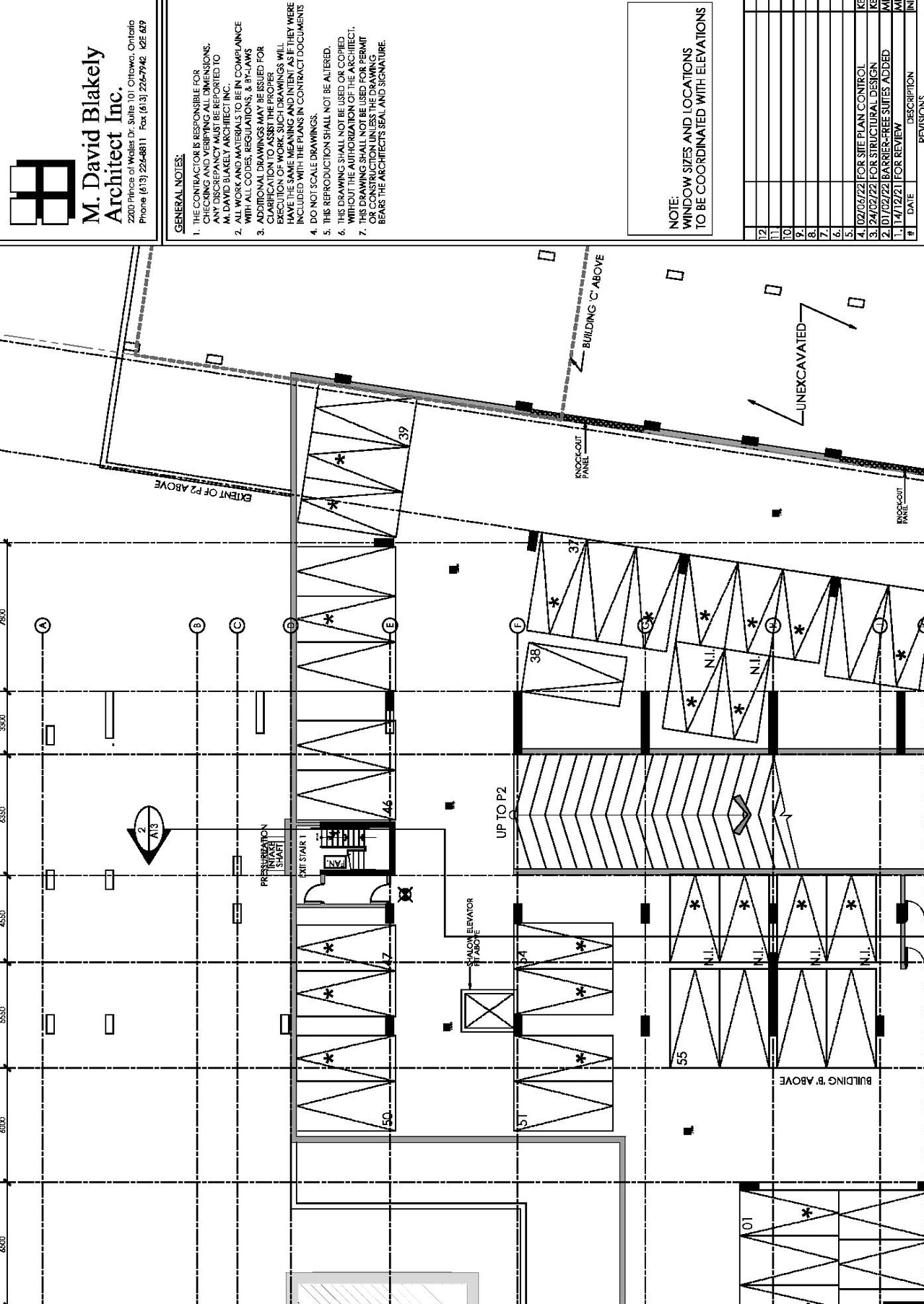 Construction site plan for project from page 9 of the file '2023-08-22 Design Brief'