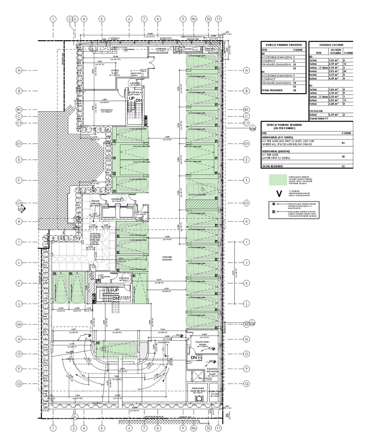 Construction site plan for project from page 58 of the file '315 Chapel Street - Design Brief'