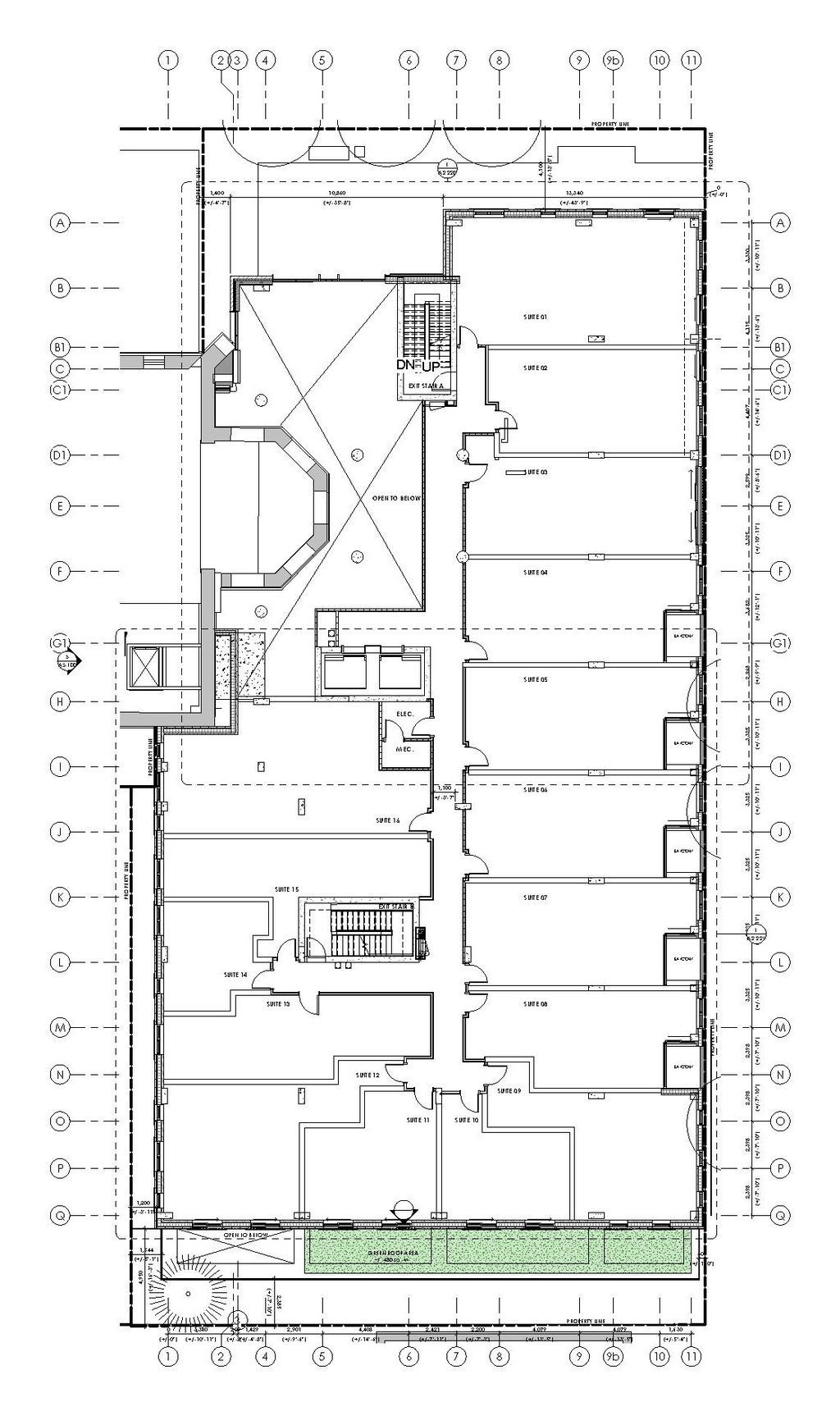 Floor plan for project from page 60 of the file '315 Chapel Street - Design Brief'