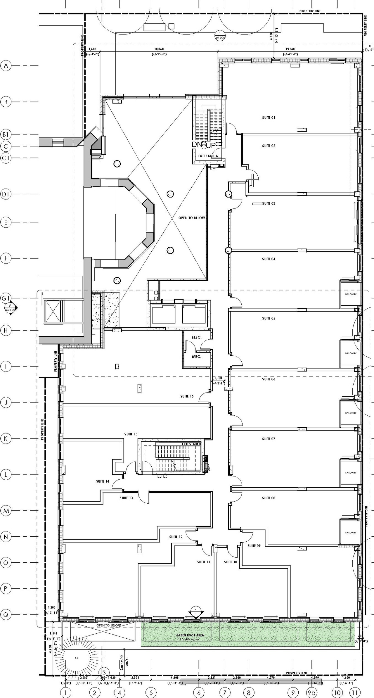 Construction site plan for project from page 60 of the file '315 Chapel Street - Design Brief'