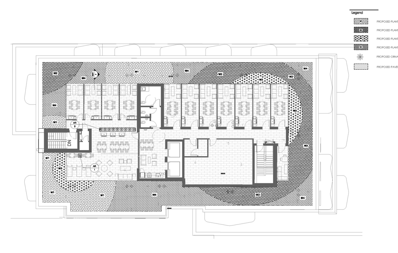 Floor plan for project from page 65 of the file '315 Chapel Street - Design Brief'