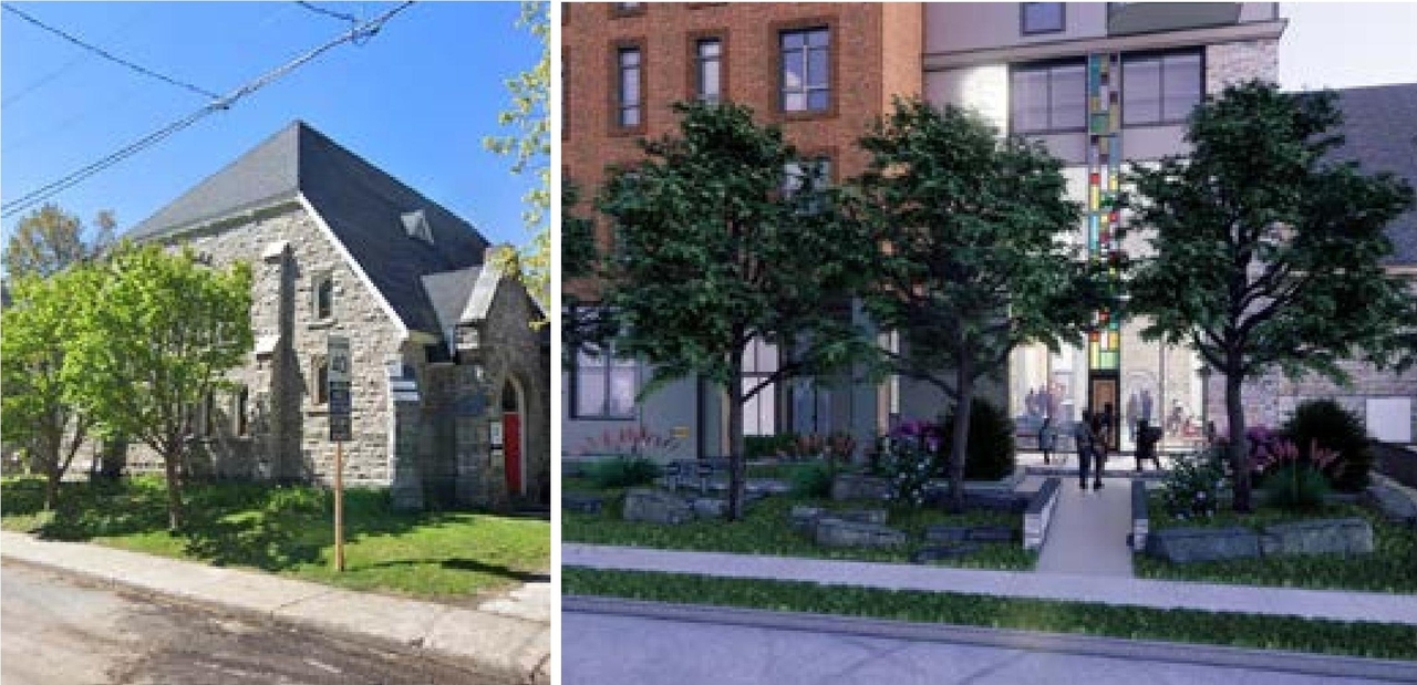 Rendering of building from page 71 of the file '315 Chapel Street - Design Brief'