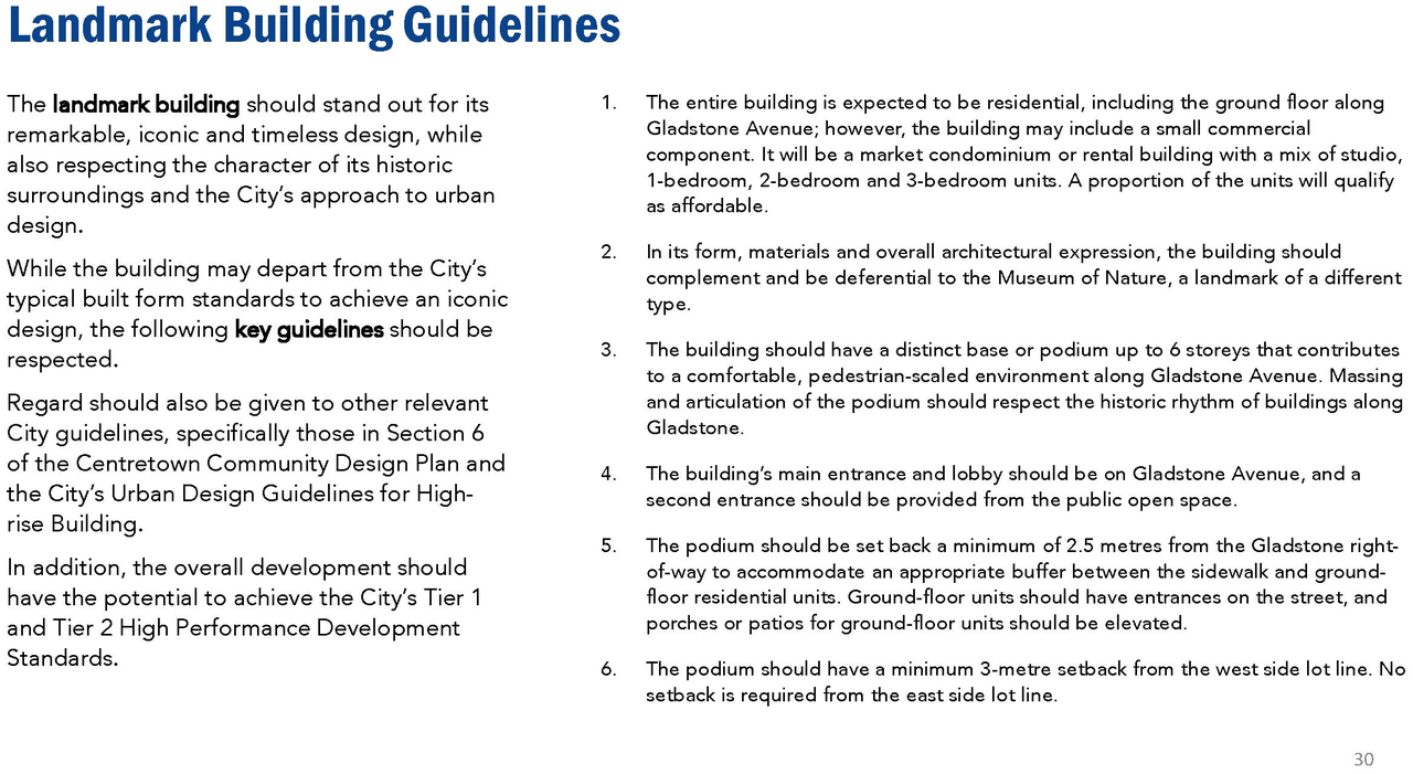 Construction site plan for project from page 8 of the file 'Design Competition Details, Principles and Guidelines (Excerpt from UDRP presentation]'