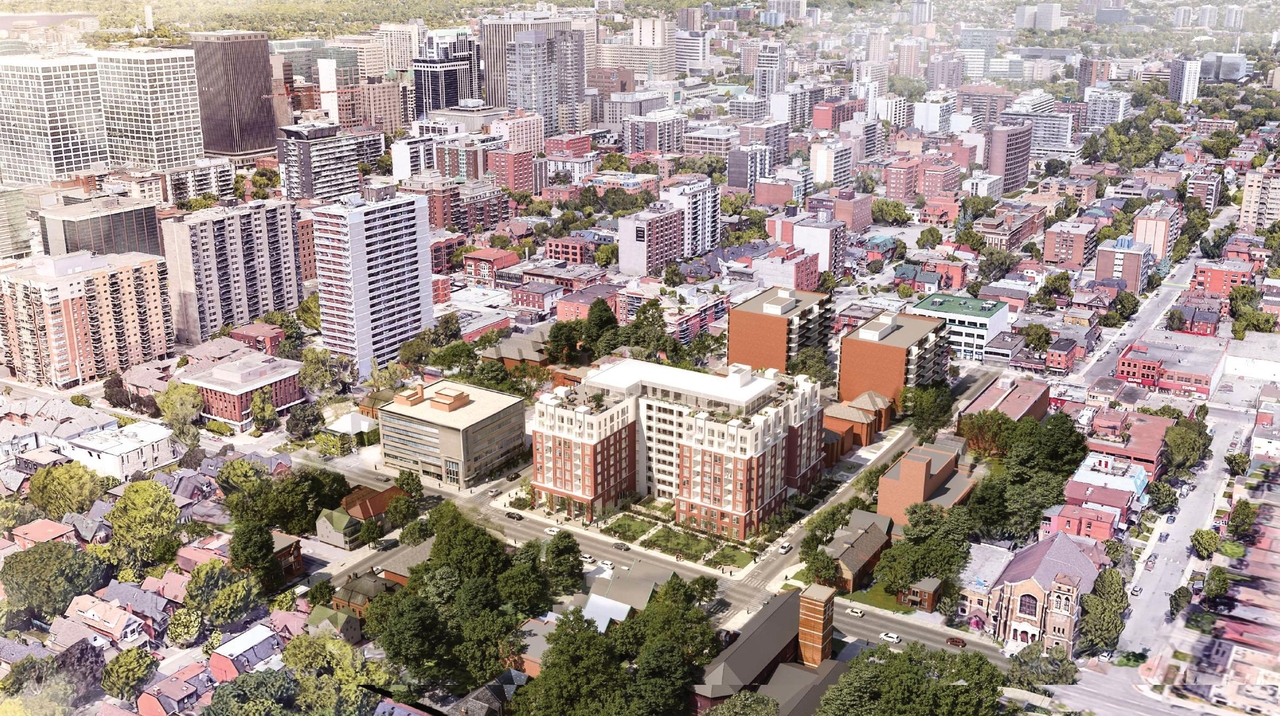 Rendering of building from page 8 of the file '381 Kent Street - Renderings'