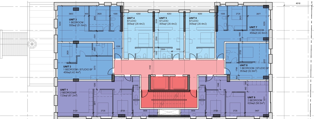 Construction site plan for project from page 18 of the file '254 Argyle - Urban Design Brief'