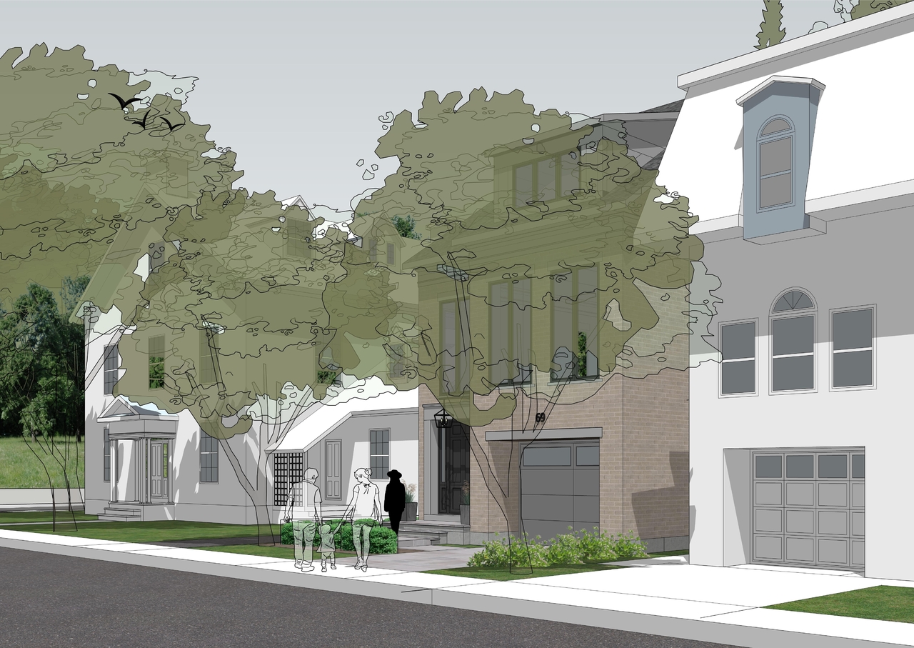 Rendering of building from page 3 of the file '35 MacKay_Renderings'