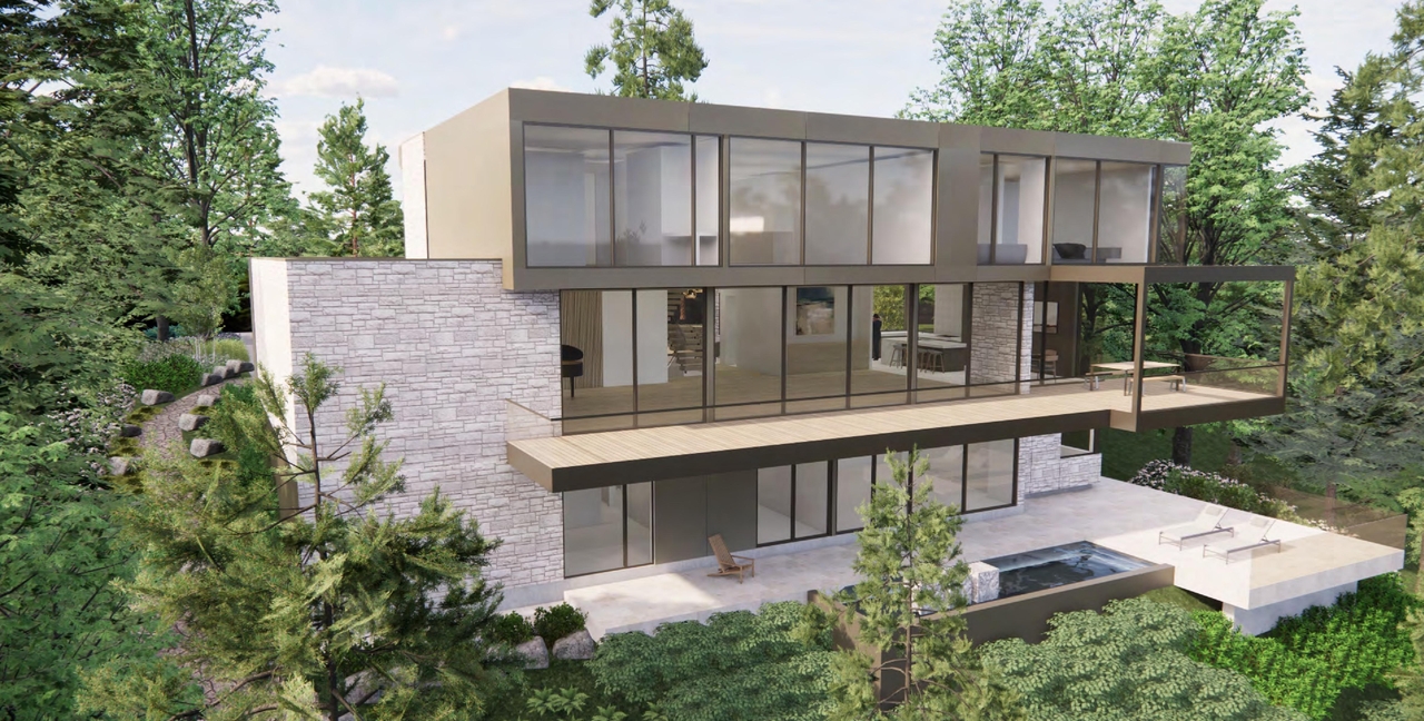 Rendering of building from page 15 of the file '2025-02-03 - Renderings Photos and Streetscape Elevation - D09-04-26-0004'