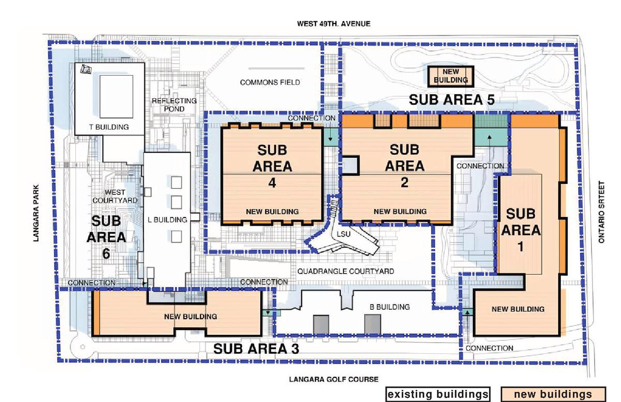 Construction site plan for project from page 67 of the file 'Referral report'