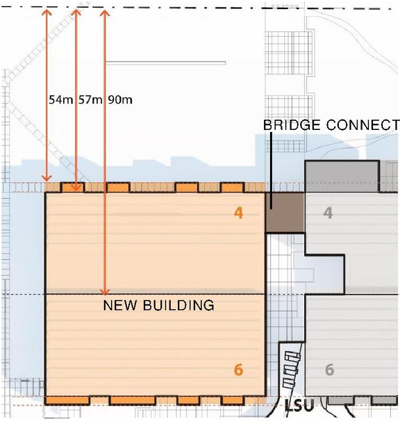 Construction site plan for project from page 72 of the file 'Referral report'