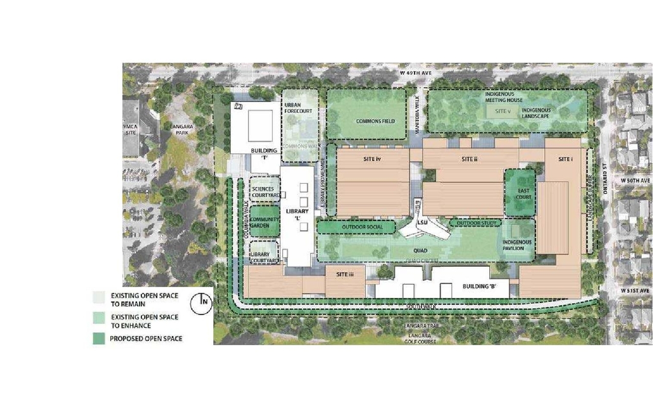 Construction site plan for project from page 96 of the file 'Referral report'