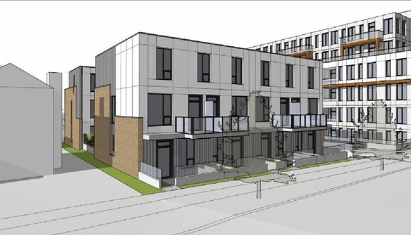 Rendering of building from page 7 of the file 'Referral report'