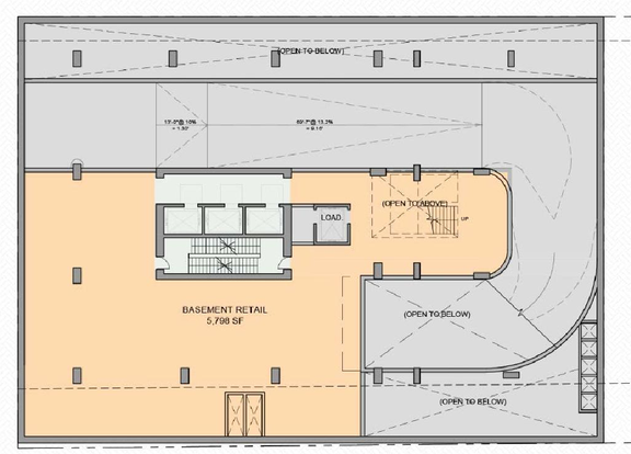 Floor plan for project from page 39 of the file 'Referral report'