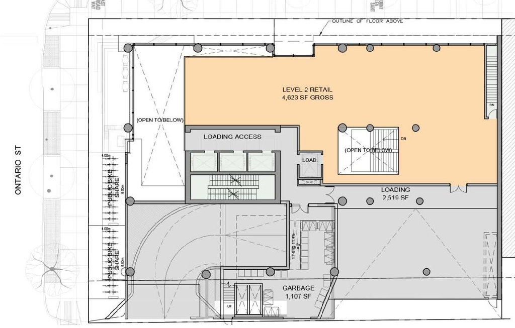 Floor plan for project from page 40 of the file 'Referral report'
