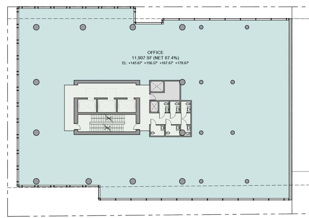 Floor plan for project from page 40 of the file 'Referral report'