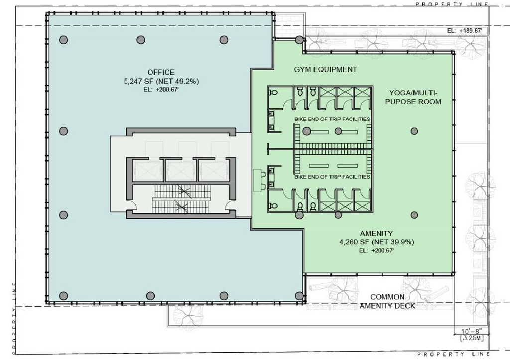 Floor plan for project from page 41 of the file 'Referral report'