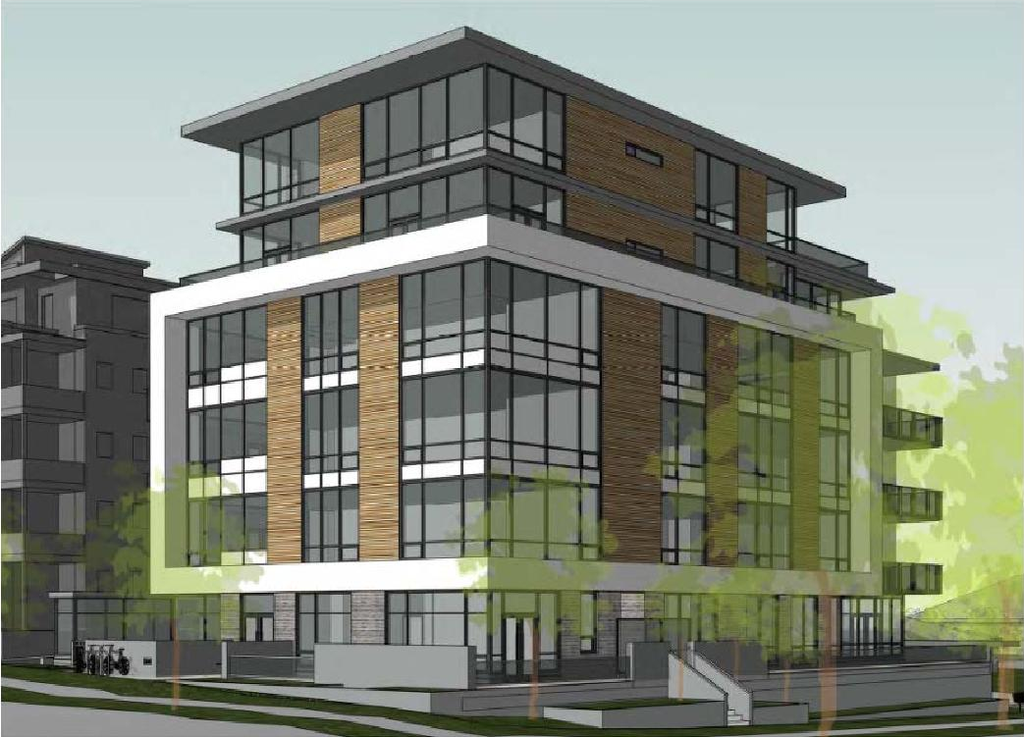 Rendering of building from page 5 of the file 'Referral report'