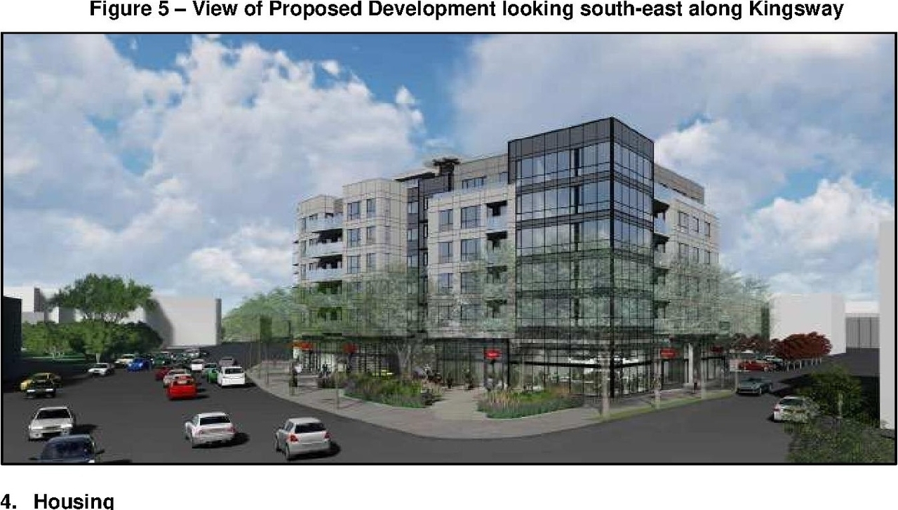 Rendering of building from page 11 of the file 'Referral report'
