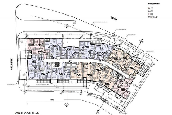 Floor plan for project from page 55 of the file 'Referral report'