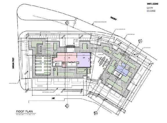 Floor plan for project from page 56 of the file 'Referral report'