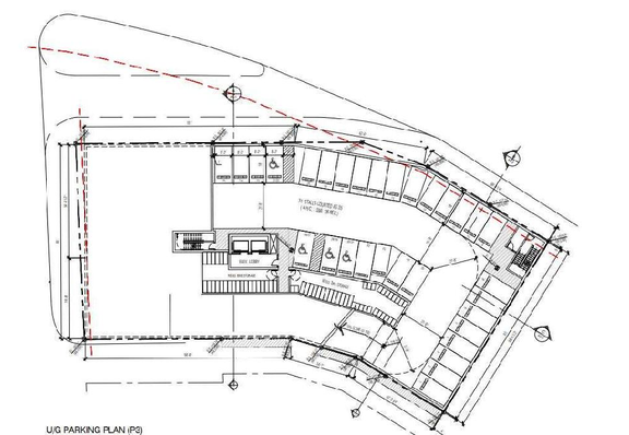 Floor plan for project from page 57 of the file 'Referral report'