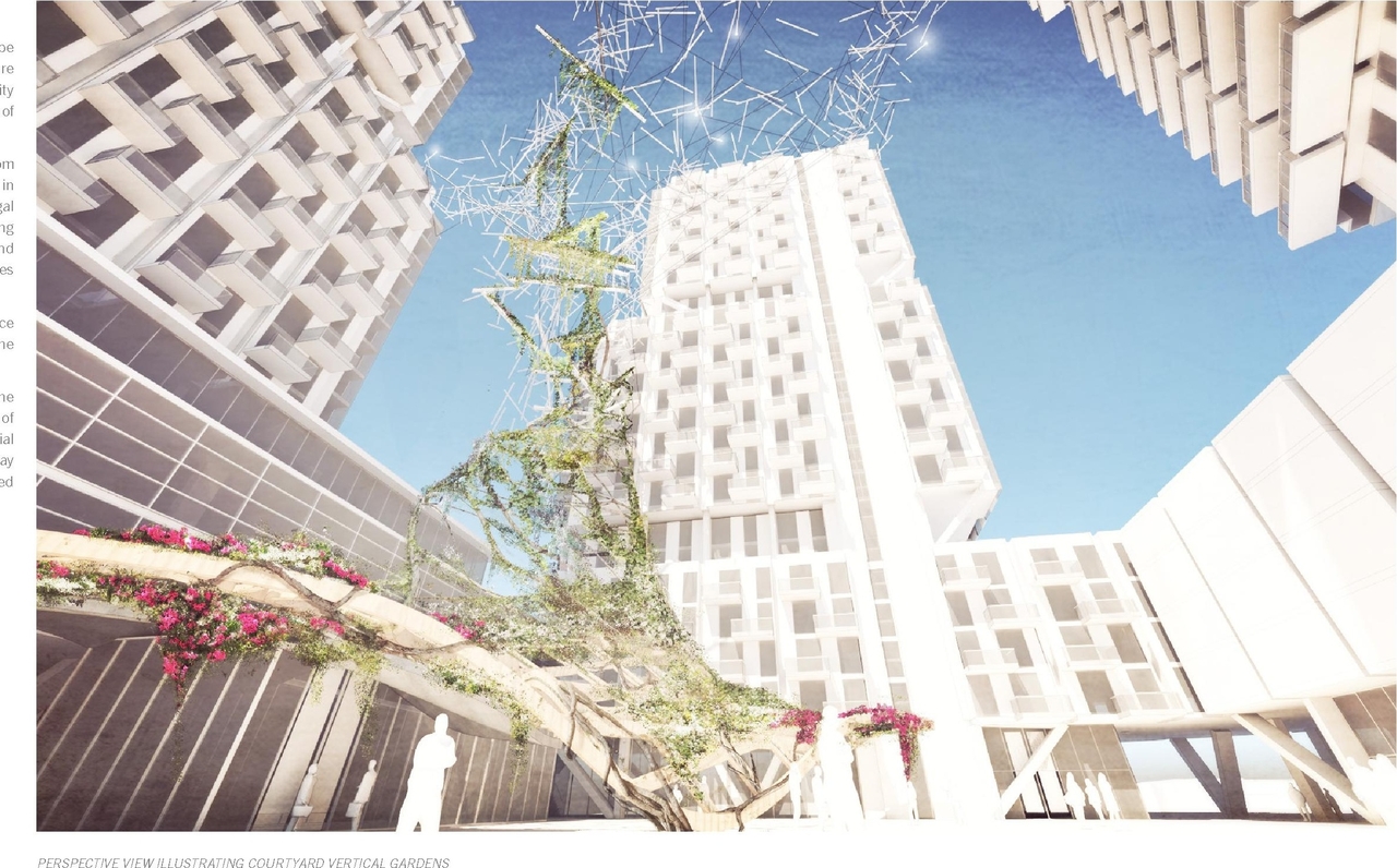 Rendering of building from page 5 of the file 'Architectural character'