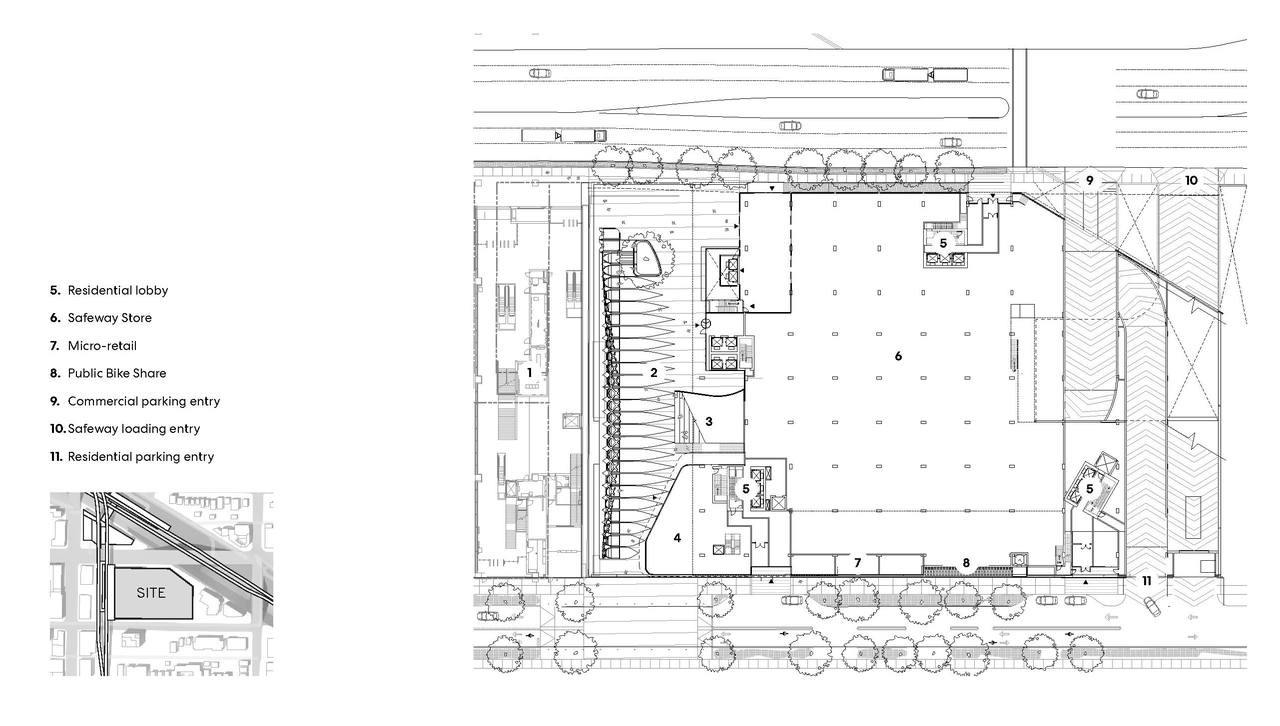 Floor plan for project from page 23 of the file 'Applicant open house boards'