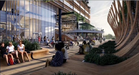 Rendering of building from page 12 of the file 'Referral report'