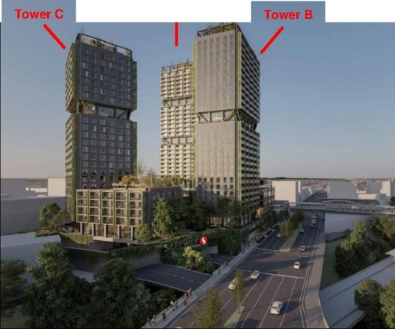 Rendering of building from page 9 of the file 'Referral report'