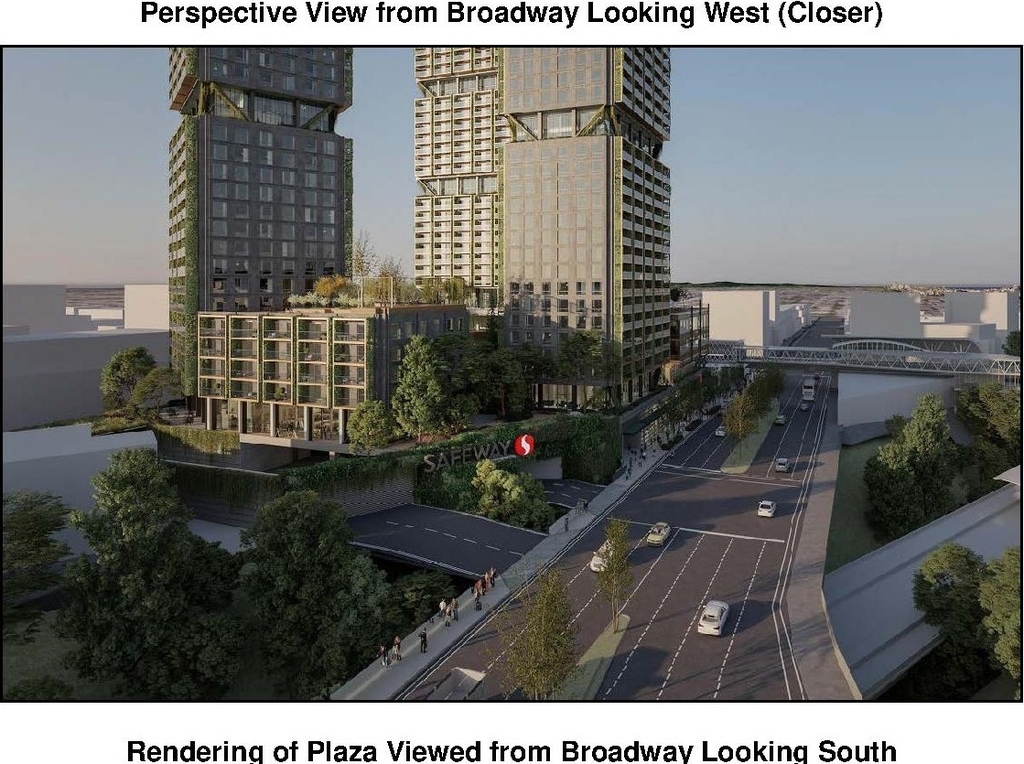 Rendering of building from page 94 of the file 'Referral report'
