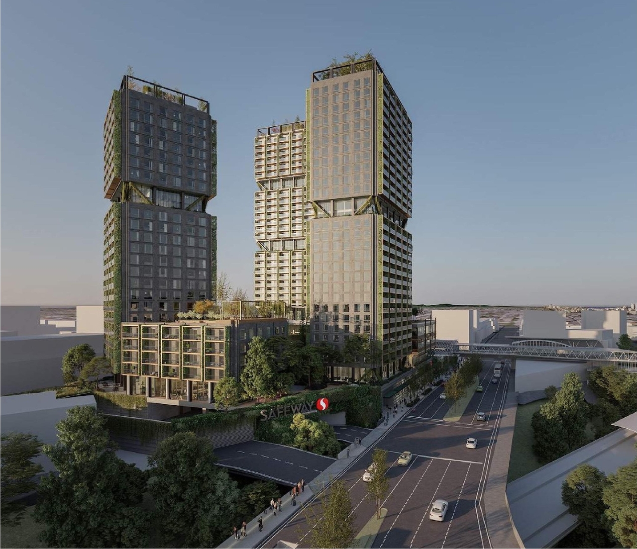 Rendering of building from page 11 of the file 'Renderings'