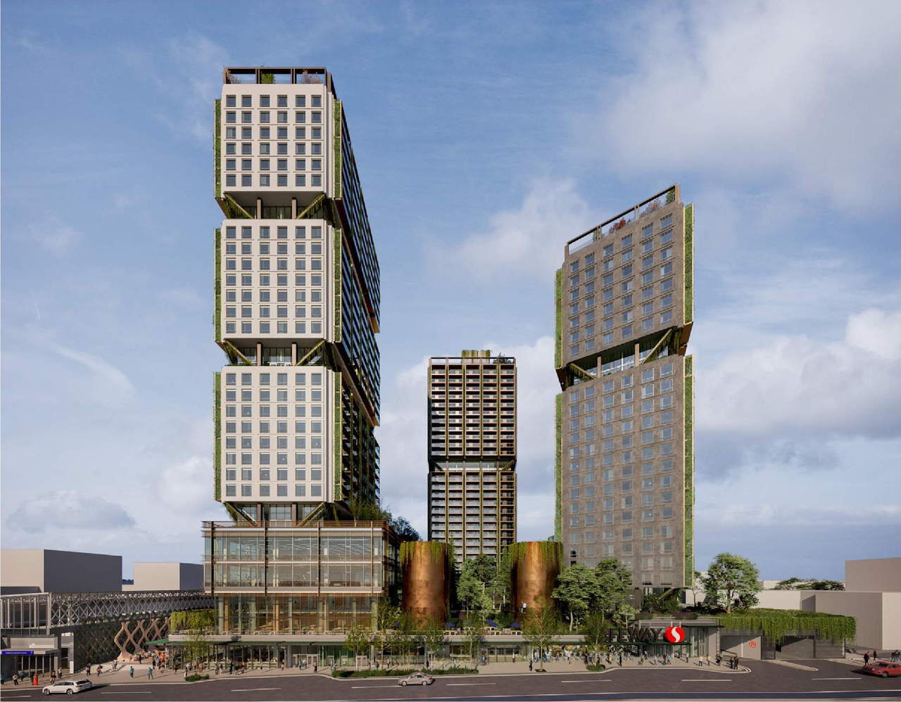 Rendering of building from page 8 of the file 'Renderings'