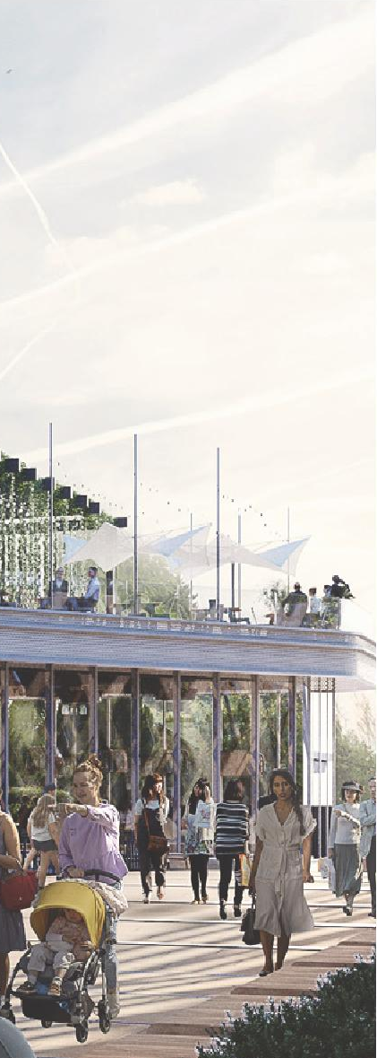 Rendering of building from page 23 of the file 'Design rationale'