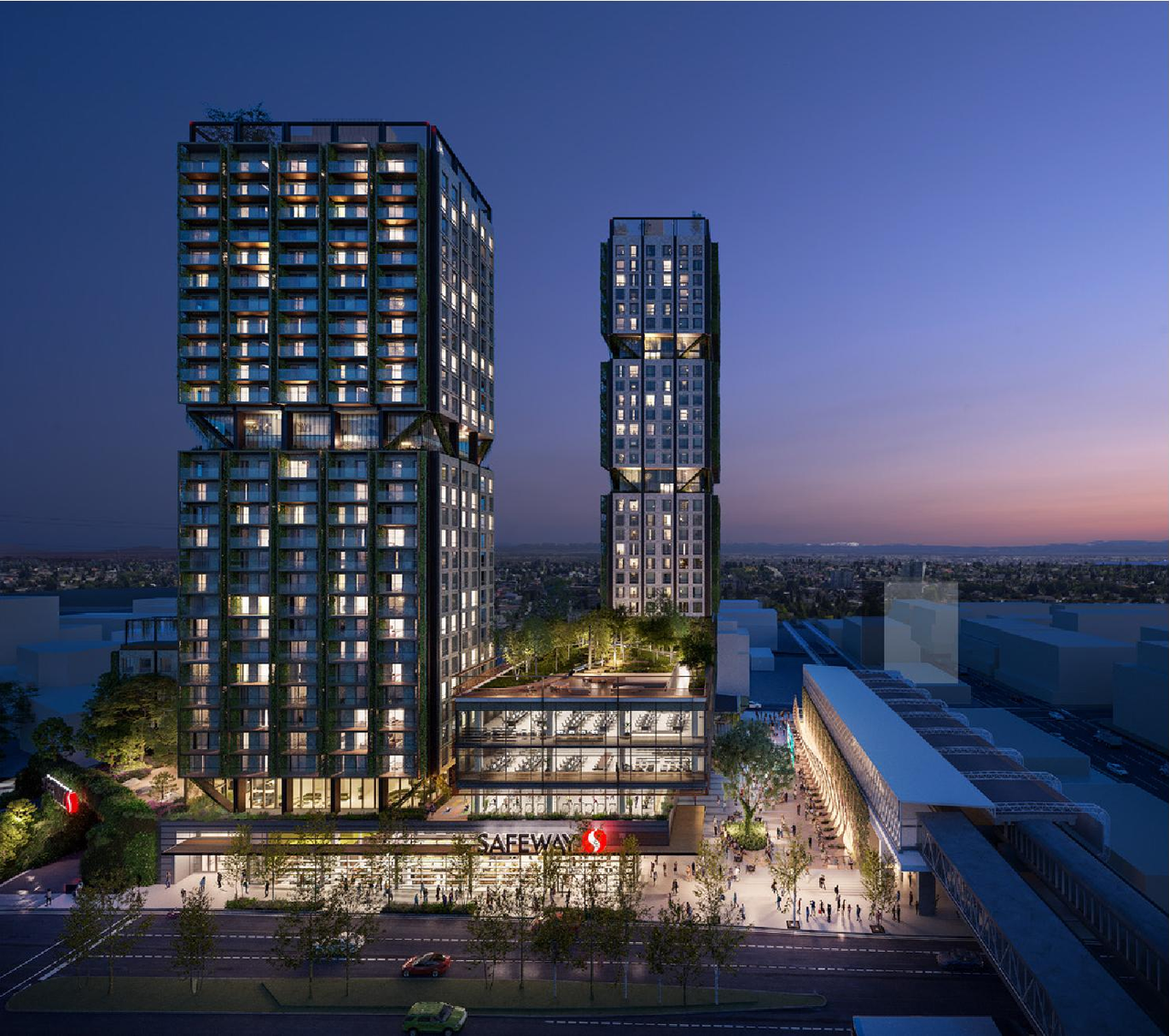Rendering of building from page 20 of the file 'Applicant boards'