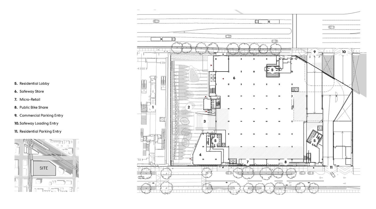 Floor plan for project from page 21 of the file 'Applicant boards'
