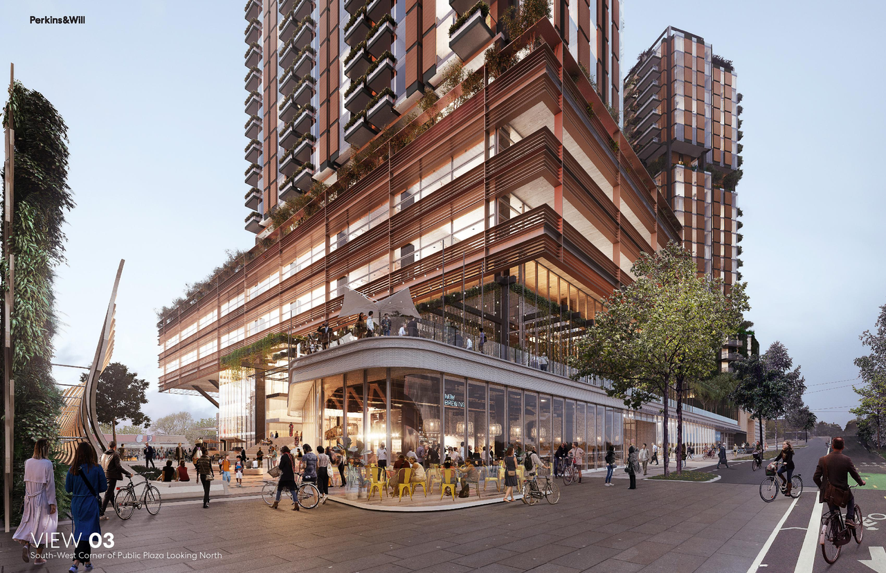 Rendering of building from page 5 of the file 'Renderings'