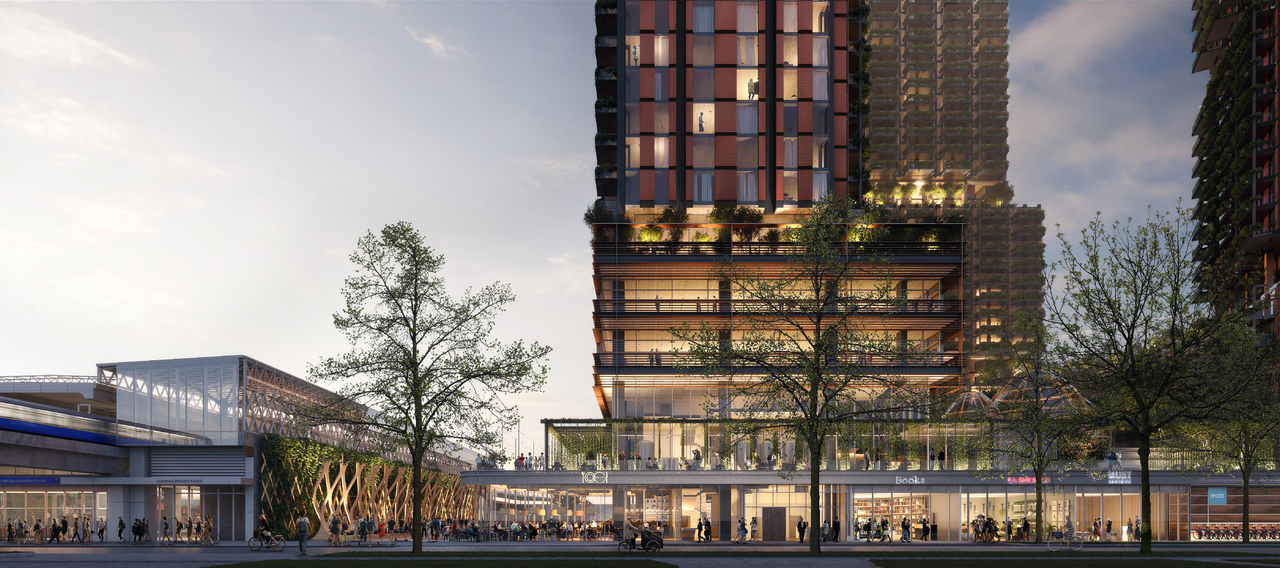 Rendering of building from page 6 of the file 'Renderings'