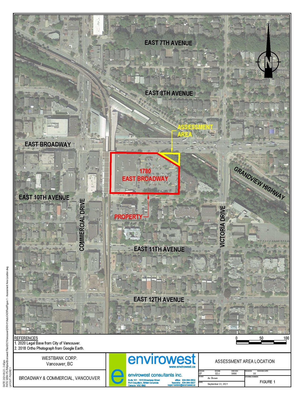 Construction site plan for project from page 24 of the file 'Environmental impact assessment '