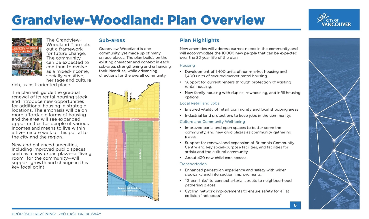 Construction site plan for project from page 6 of the file 'City boards'