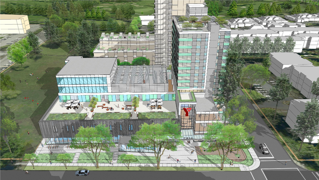 Rendering of building from page 1 of the file 'Rendering'