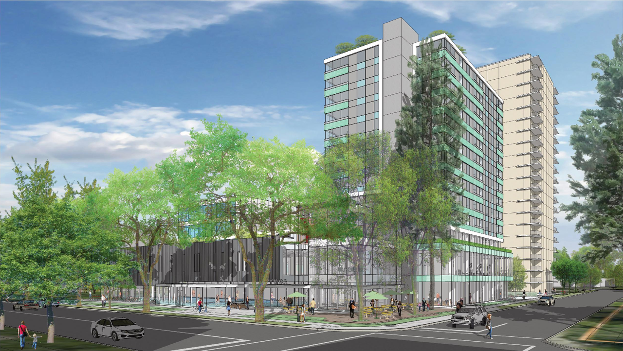 Rendering of building from page 2 of the file 'Rendering'