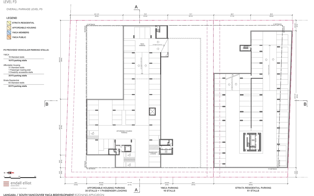 Construction site plan for project from page 1 of the file 'Parking plans'