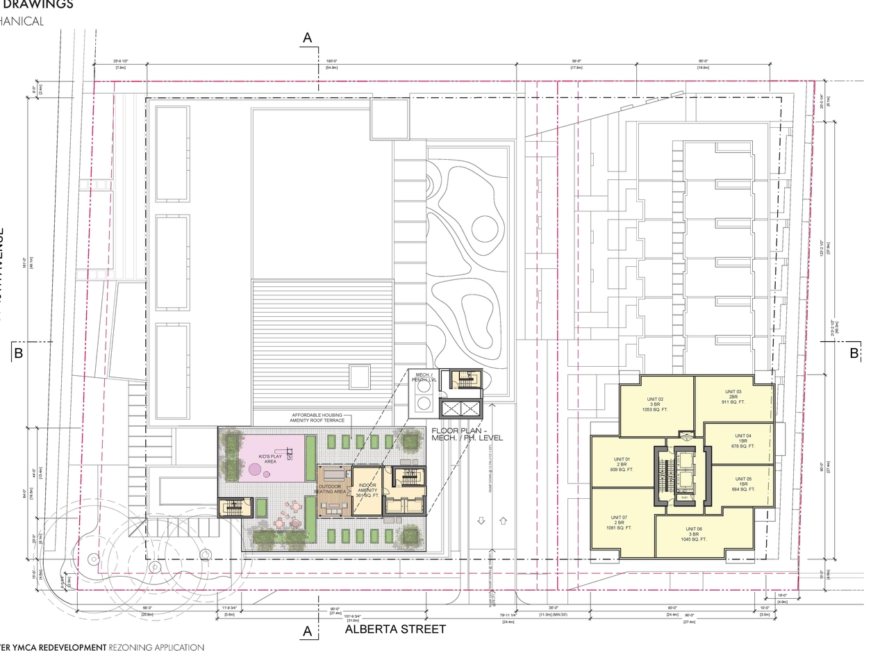 Floor plan for project from page 8 of the file 'Floor and roof plans'