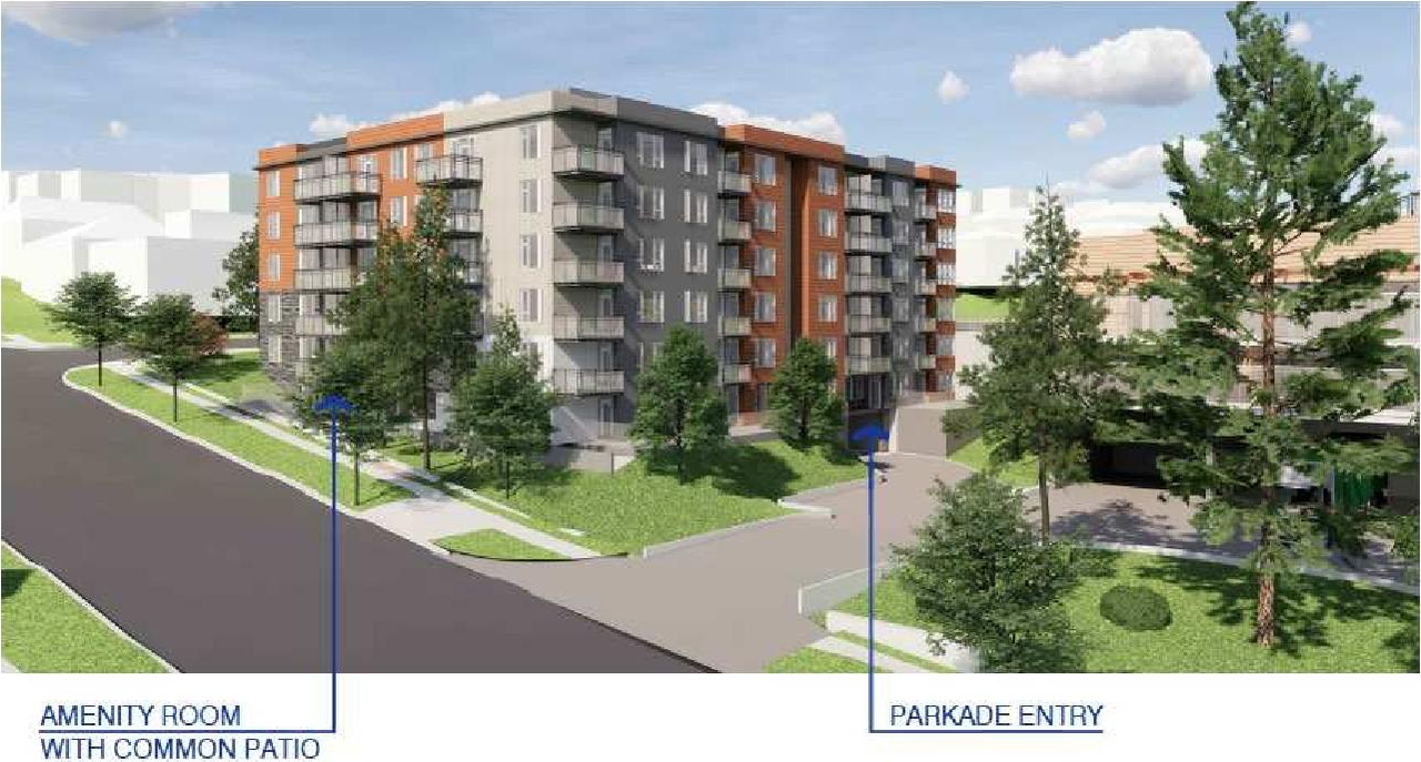 Rendering of building from page 59 of the file 'Referral report'