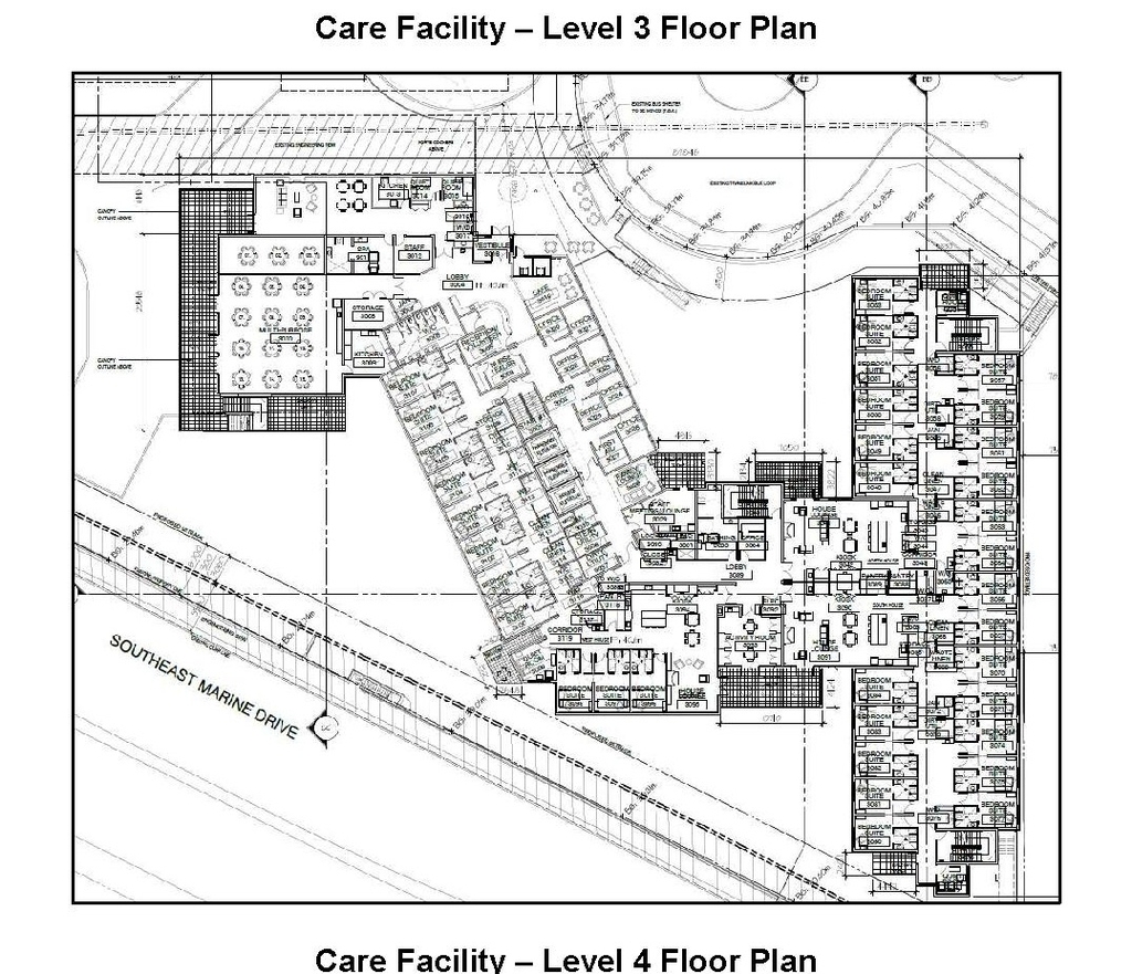 Floor plan for project from page 61 of the file 'Referral report'