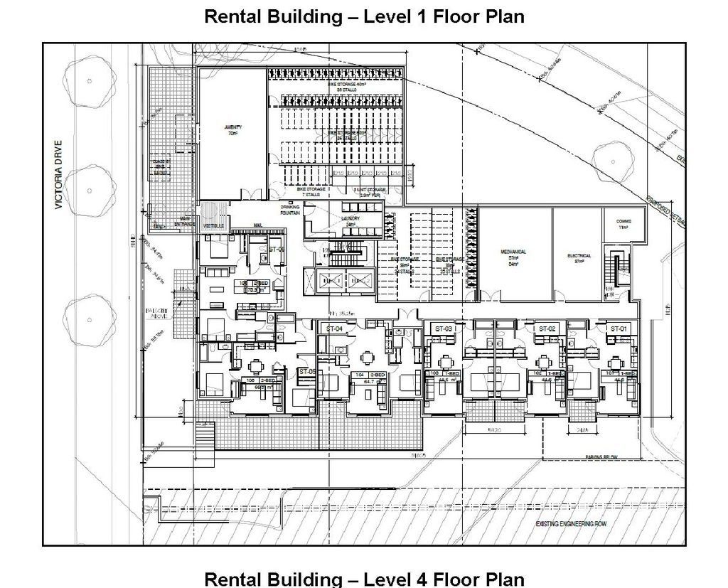 Floor plan for project from page 62 of the file 'Referral report'