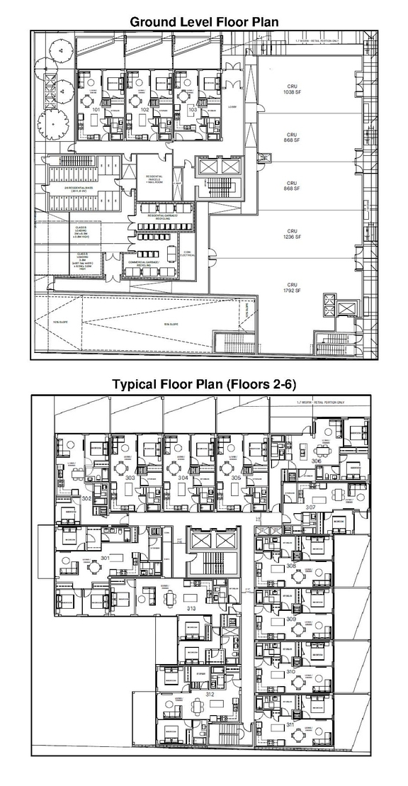 Floor plan for project from page 31 of the file 'Referral report '