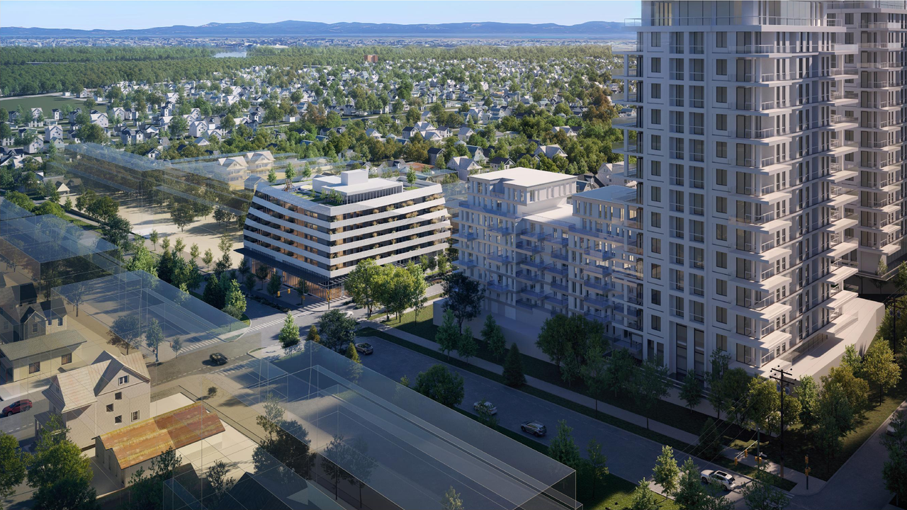 Rendering of building from page 24 of the file 'Applicant boards'