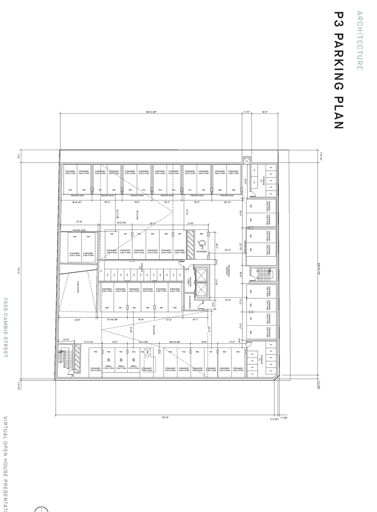 Floor plan for project from page 27 of the file 'Applicant boards'