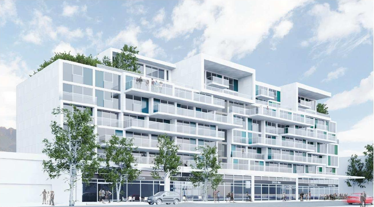 Rendering of building from page 41 of the file 'Referral report'