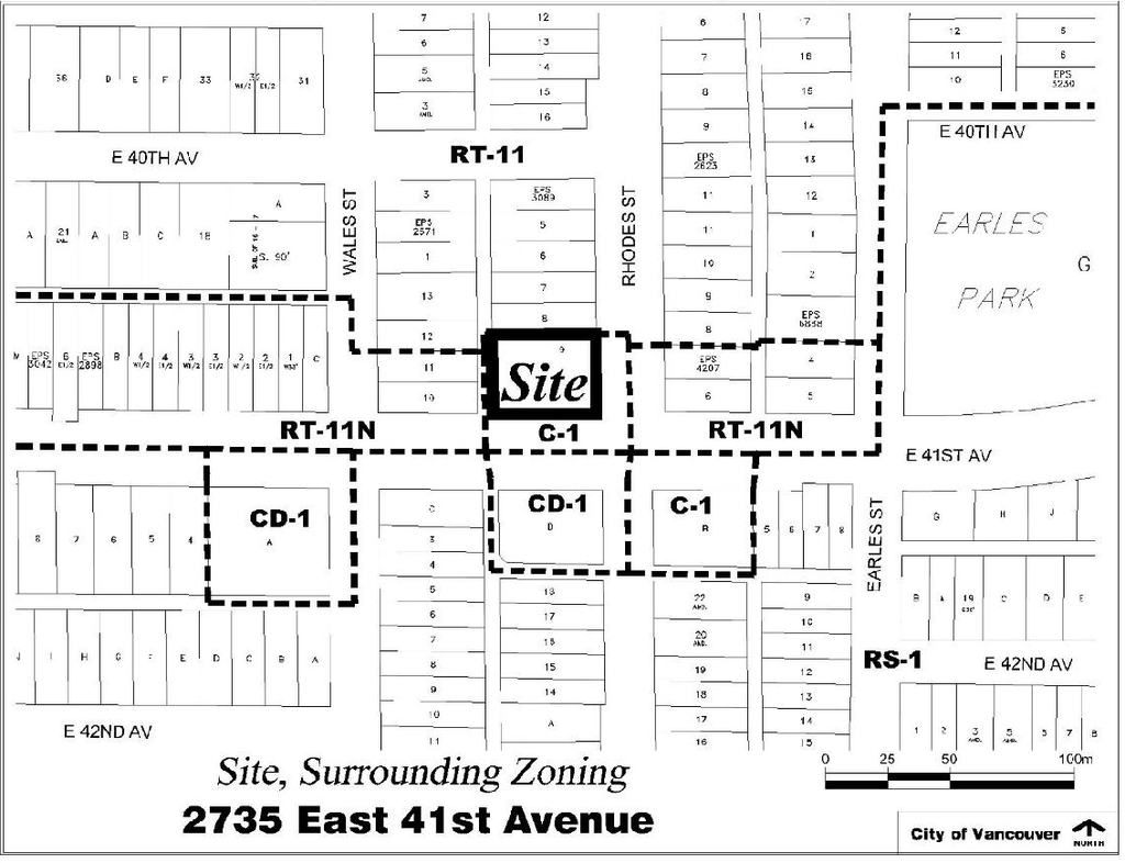 Construction site plan for project from page 4 of the file 'Referral report'